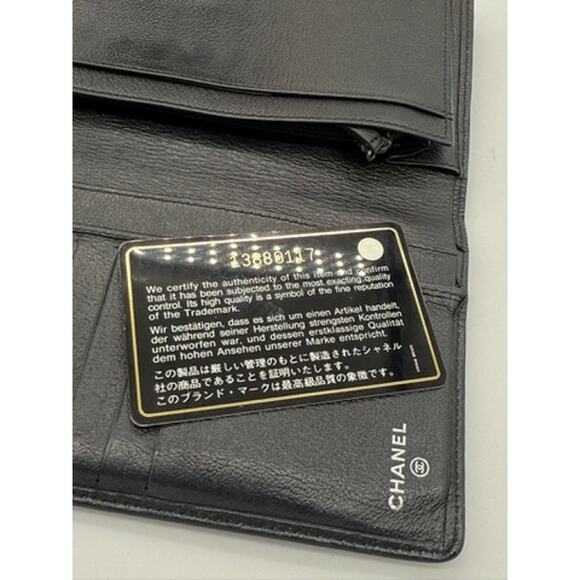 RARE Chanel Long‎ Wallet CC & Embossed Chanel Jacket*Original COA card & Sticker - Picture 12 of 14